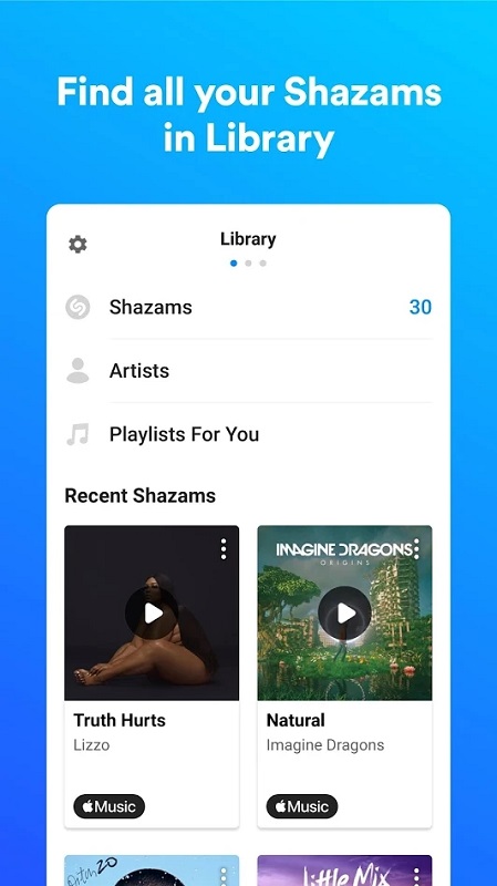 shazam音乐神搜APP截图