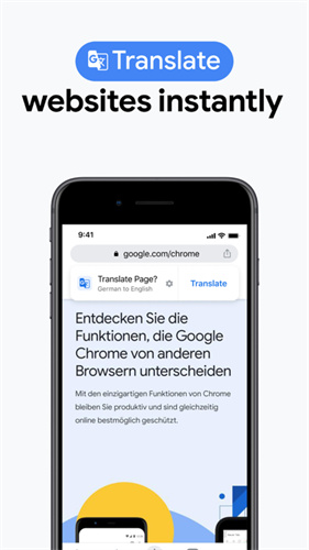 谷歌chrome浏览器 官网正版下载APP截图