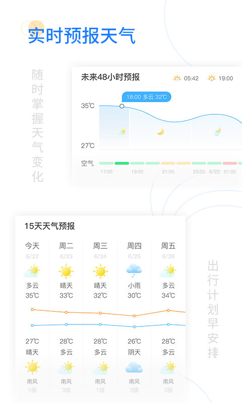 轻简实时天气安卓版v3.2.1